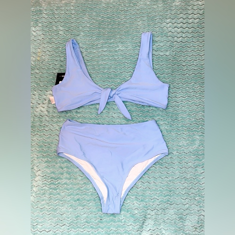 2Pc High Waisted Bathing Suit